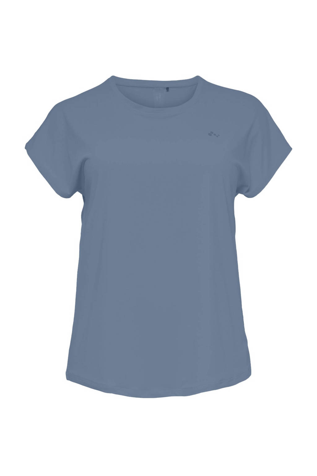 Only Play Curvy sport T-shirt ONPAUBREE blauw, Blauw
