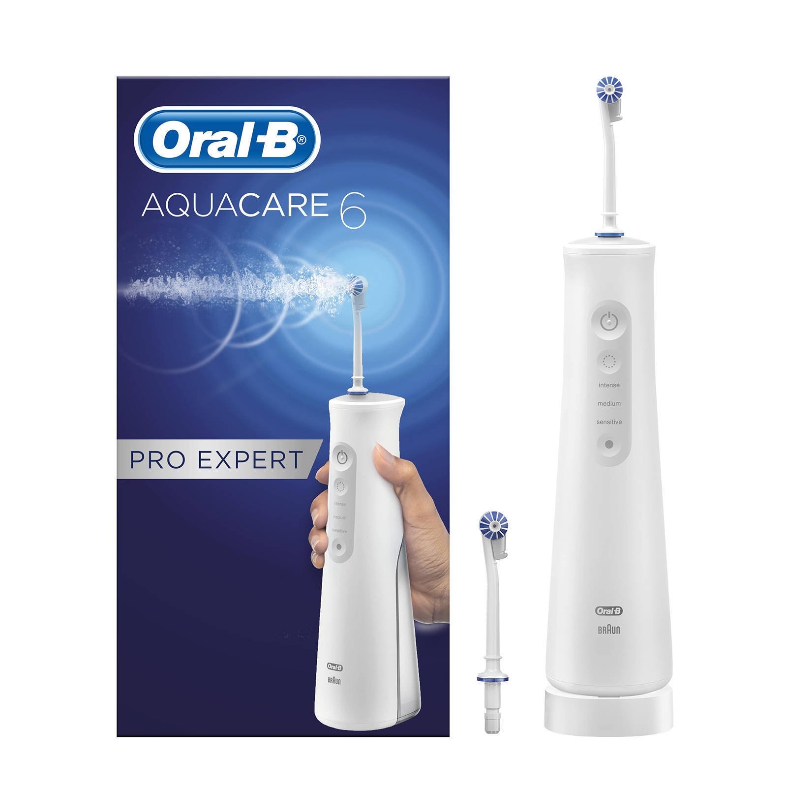 Oral-B Aquacare 6 Pro-Expert Monddouche | Wehkamp