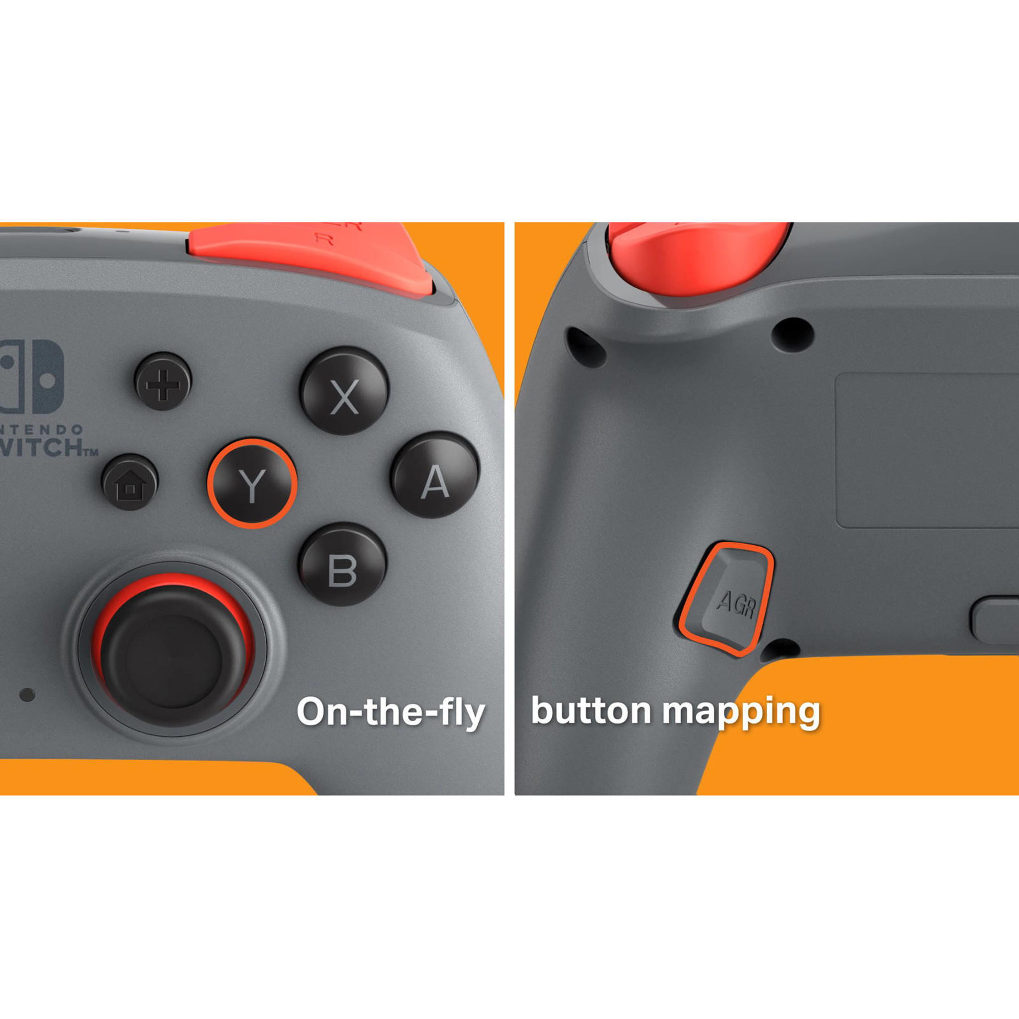 PowerA Nintendo Switch Nano Enhanced Wireless controller grijs wehkamp