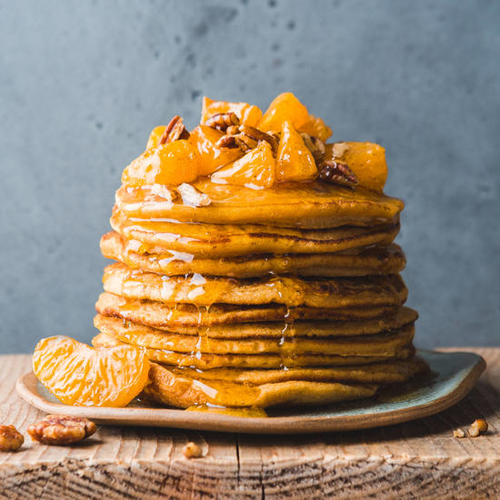 pannenkoekjes met fruit
