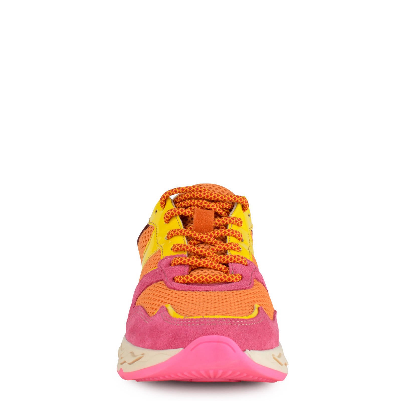 PS Poelman Minion suède chunky sneakers roze/multi | wehkamp