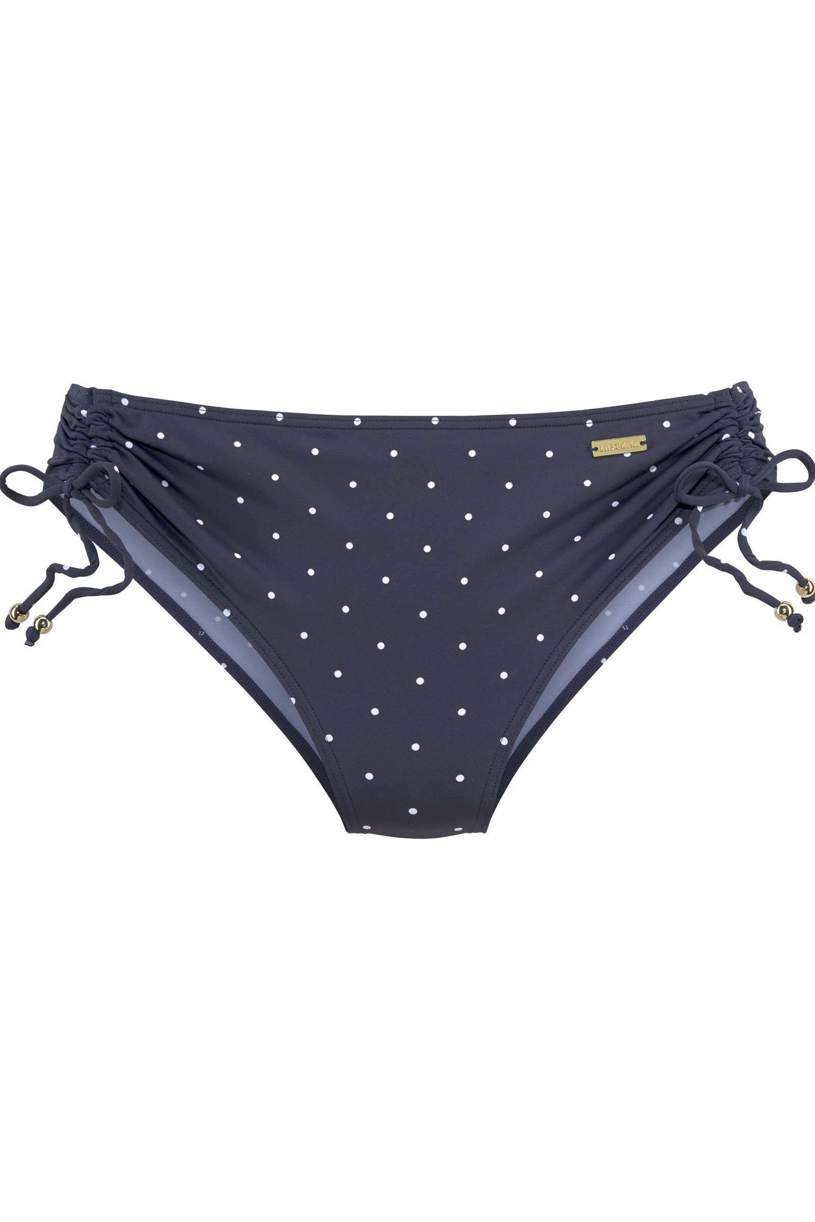 Lascana strik bikinibroekje met stippen donkerblauw online kopen
