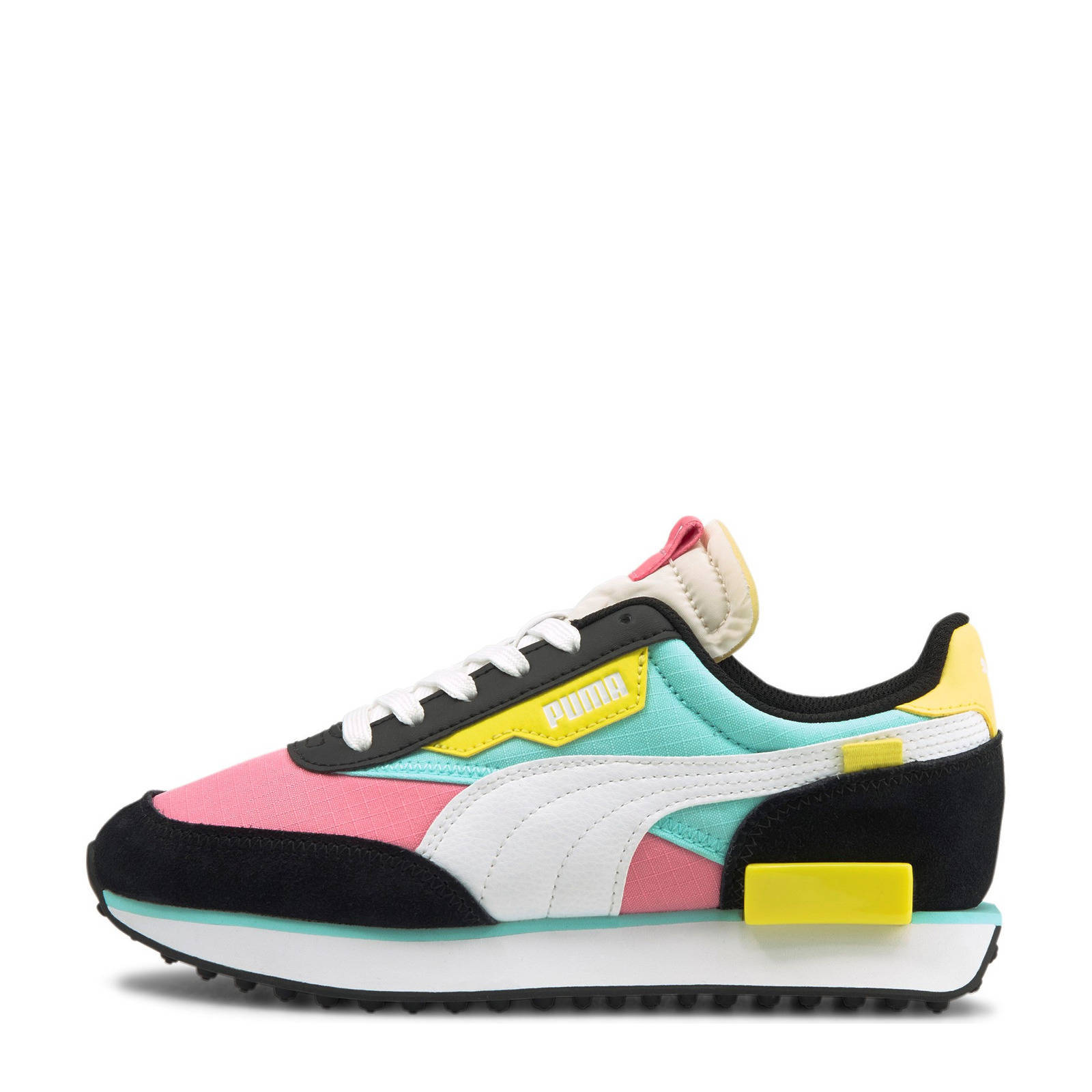 Puma Future Rider Play On sneakers roze/wit/geel | wehkamp