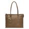 Castelijn & Beerens  15.6 inch leren laptoptas Carisma olijfgroen