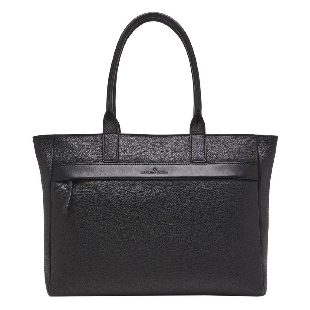 Castelijn & Beerens 15.6 inch leren laptoptas Anna zwart
