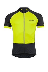 VAUDE   fietsshirt Advanced FZ Tricot zwart/geel