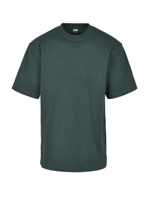 oversized T-shirt donkergroen