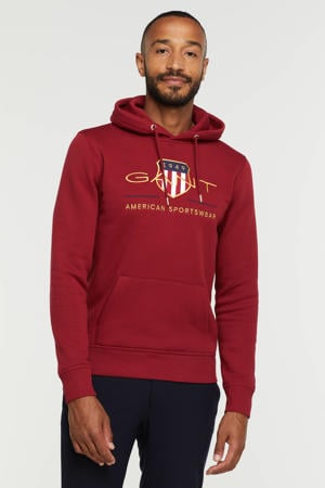 hoodie met logo 617mahogny red