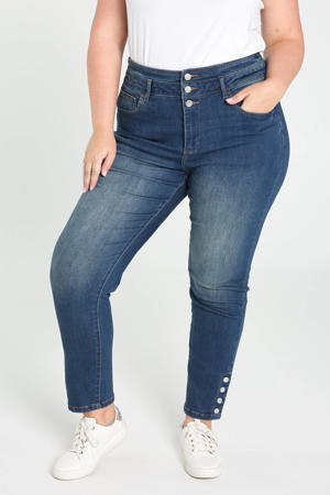 cropped slim fit jeans Louise light denim