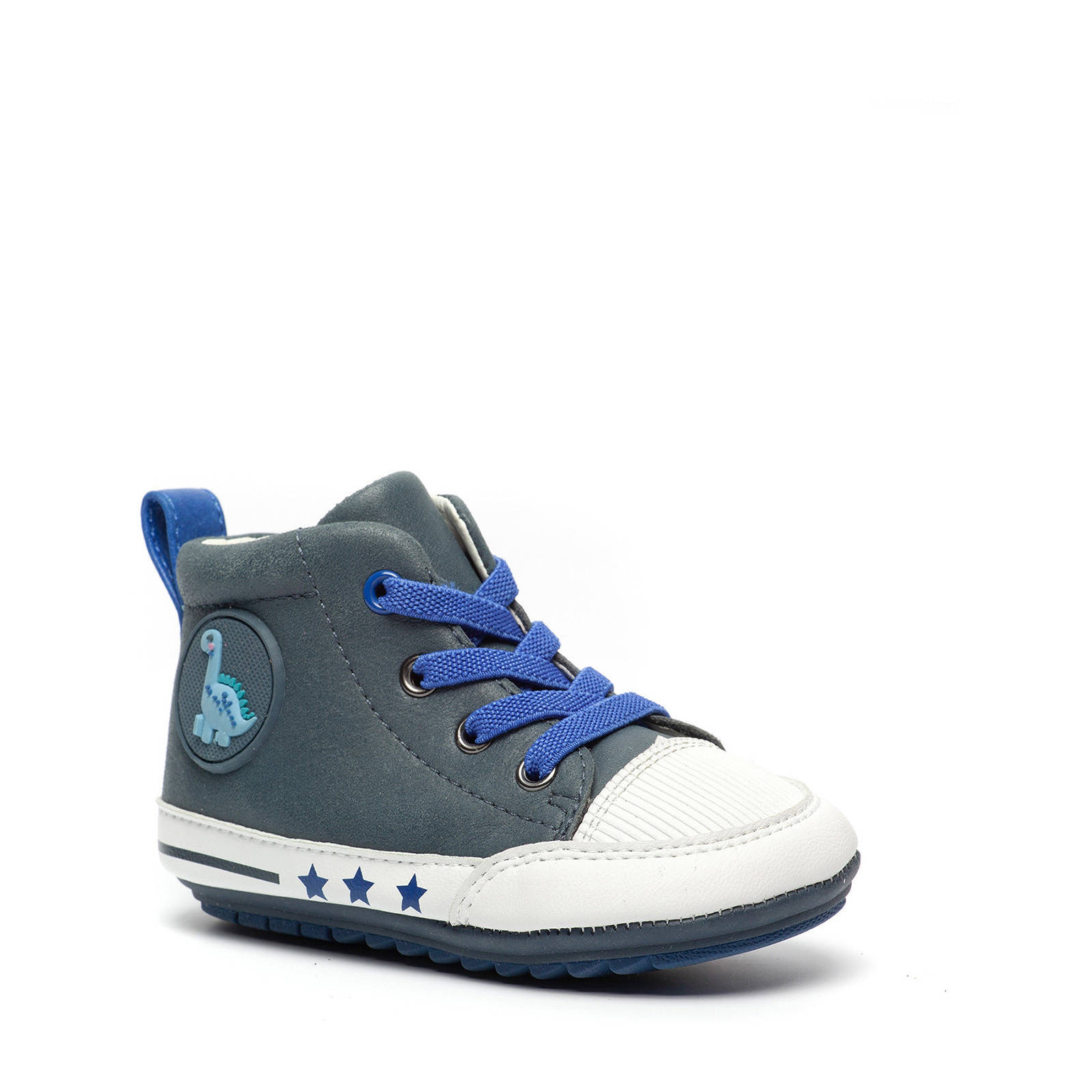 Scapino Groot leren babyschoenen blauw | wehkamp