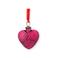 Pip Studio kerstornament hart roze (9,5x5 cm)