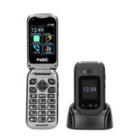 Fysic F25 mobiele seniorentelefoon, Zwart, grijs