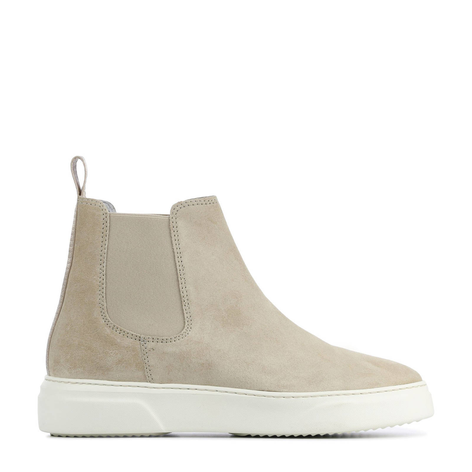 Via Vai 5602006 suède chelsea boots beige | wehkamp
