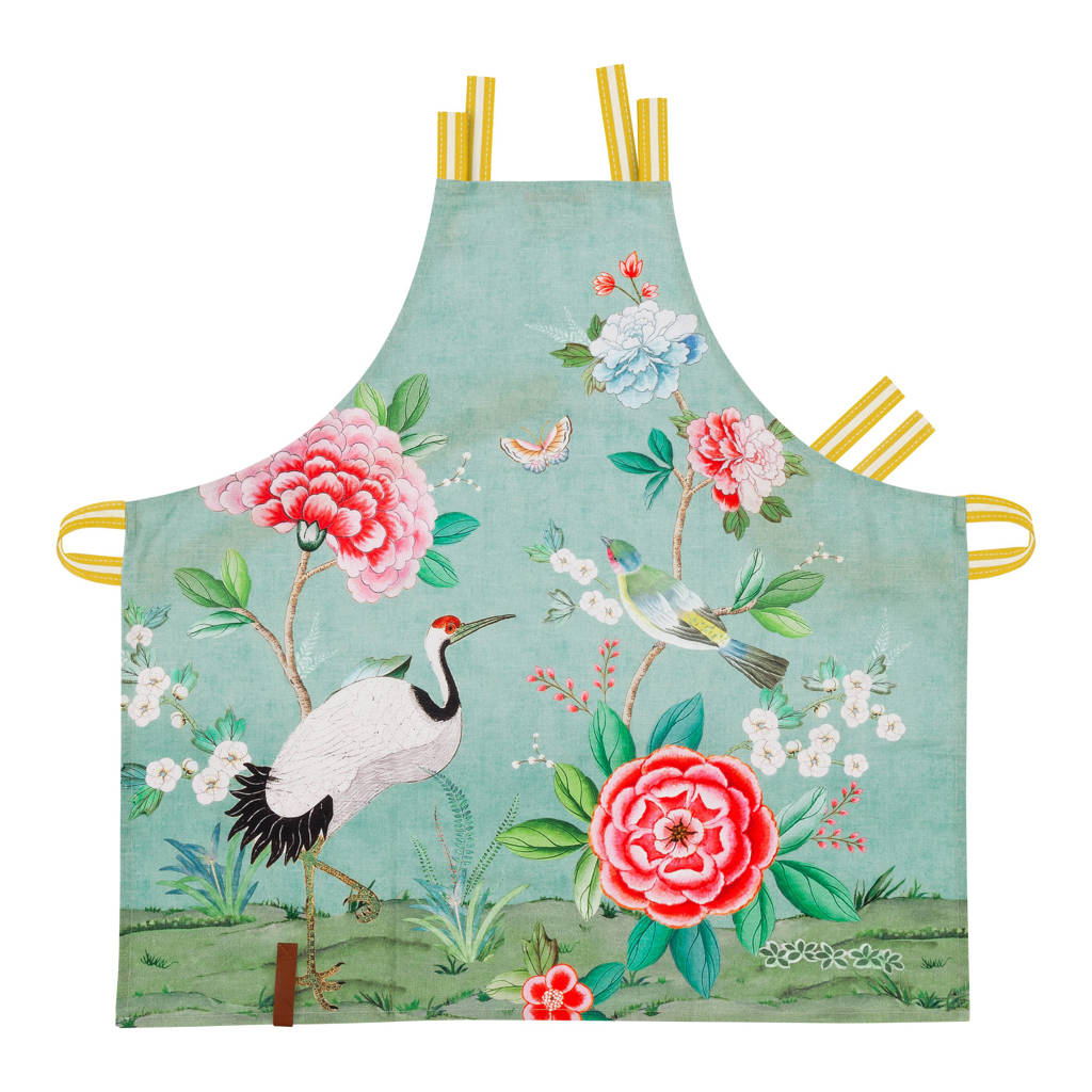 Pip Studio Blushing Birds schort, Blauw
