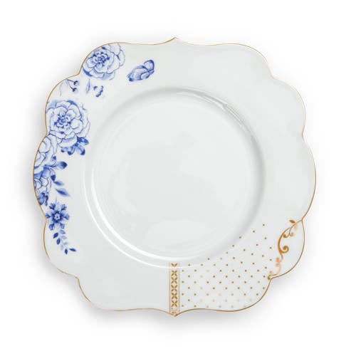 Pip Studio Royal White dinerbord (Ø23 cm) - White