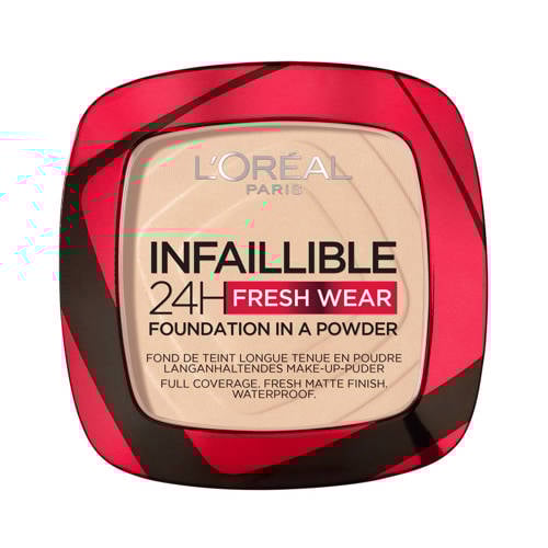 Wehkamp L'Oréal Paris Infaillible 24H Fresh Wear Foundation in a Powder - 20 Ivory aanbieding