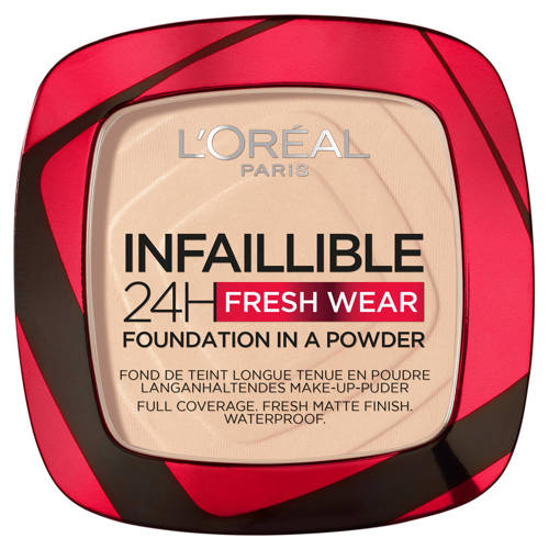 L'Oréal Paris Infaillible 24H Fresh Wear Foundation in a Powder foundation - 20 Ivory