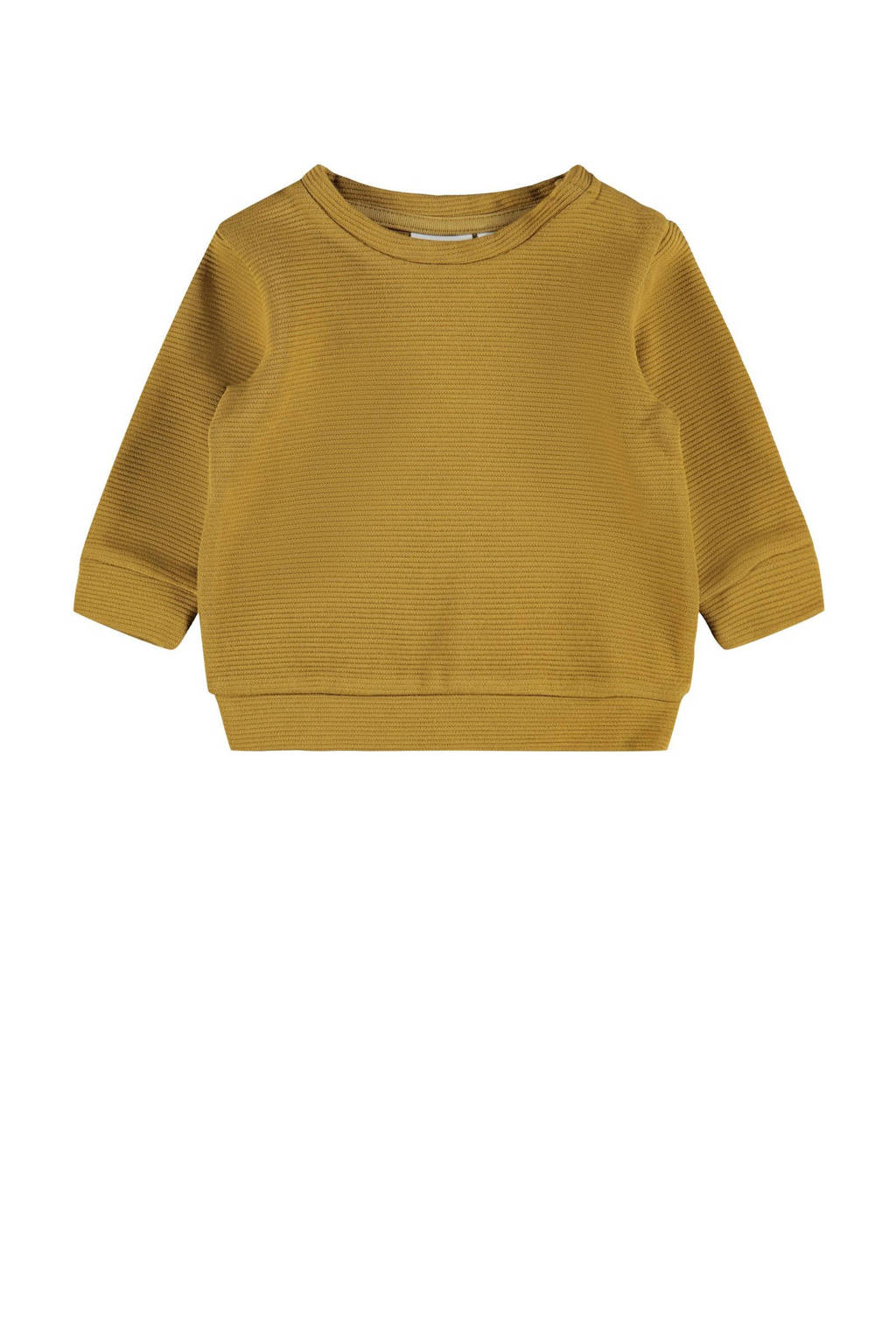 NAME IT BABY baby sweater NBMNORMAN okergeel, Okergeel