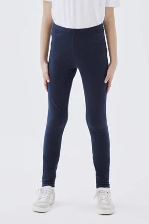 legging NKFDAVINA met katoen donkerblauw