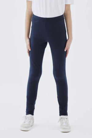 legging NKFDAVINA met katoen donkerblauw