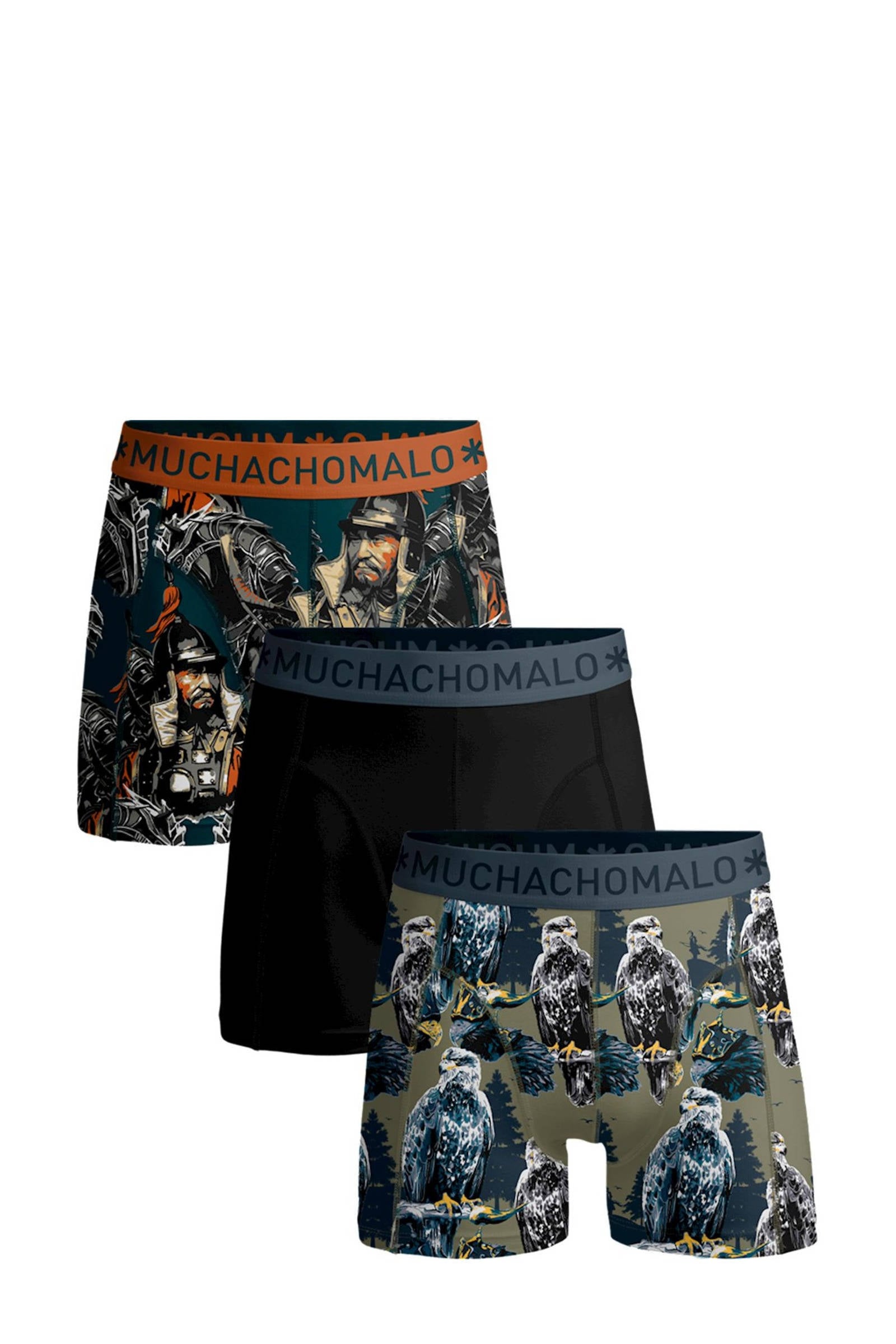 Muchachomalo boxershort Mongolian (set van 3) | wehkamp