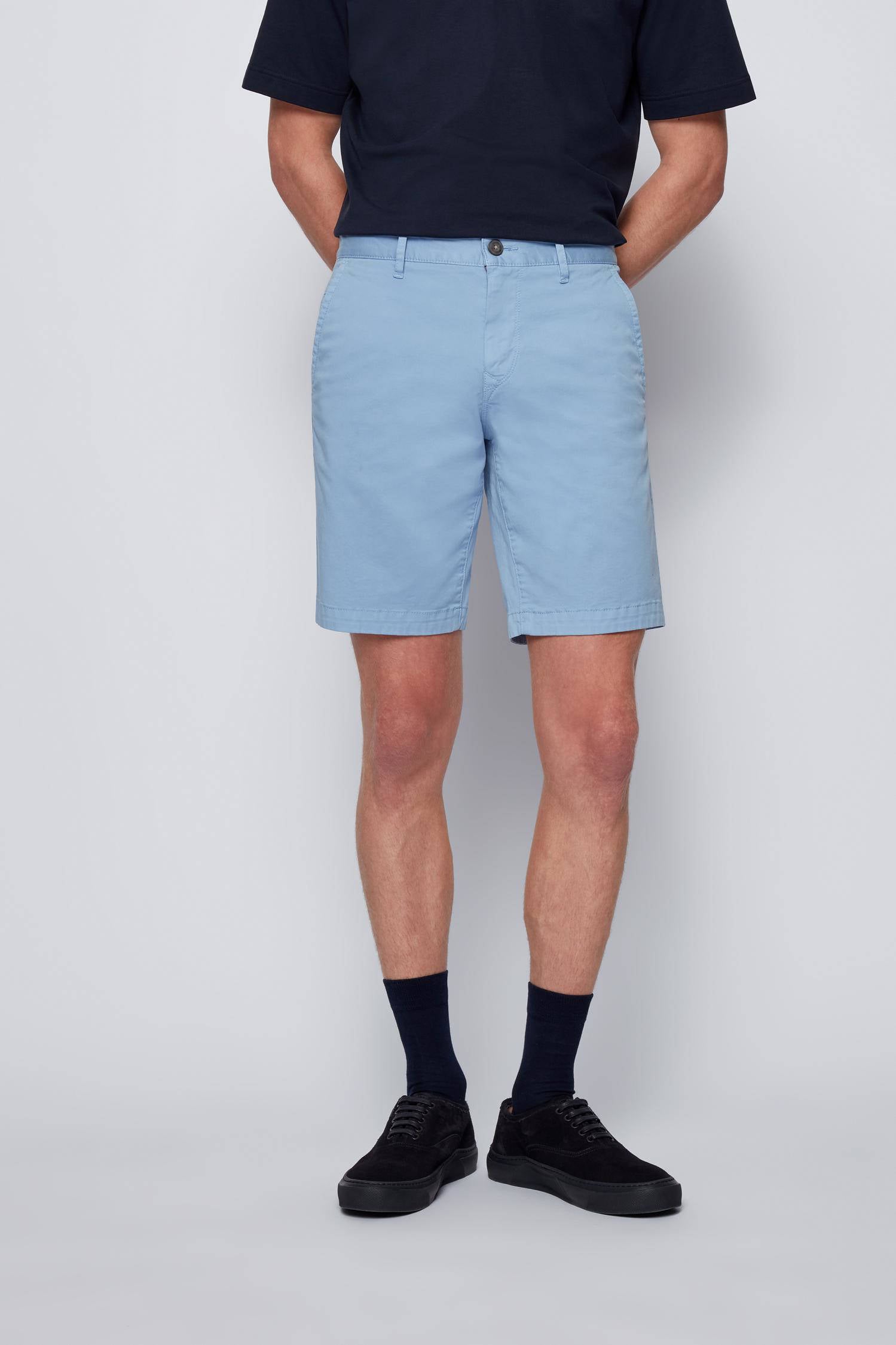 Lichtblauwe heren korte broeken | KLEDING.nl