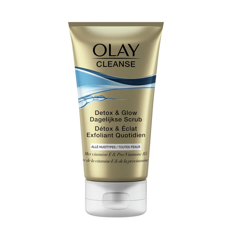 Olay Cleanse Detox & Glow dagelijkse gezichtsscrub 150 ml wehkamp