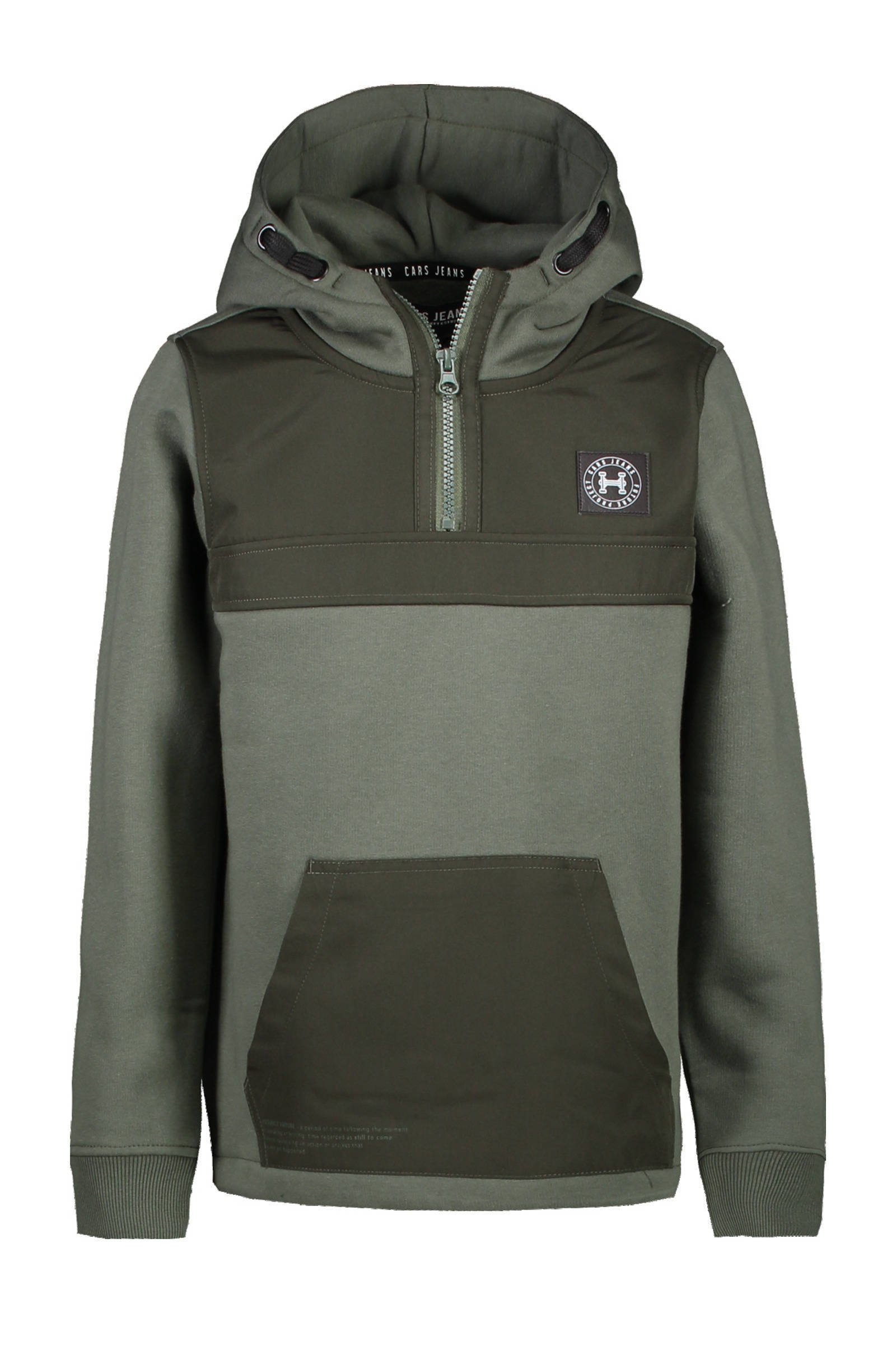 groene zip up hoodie