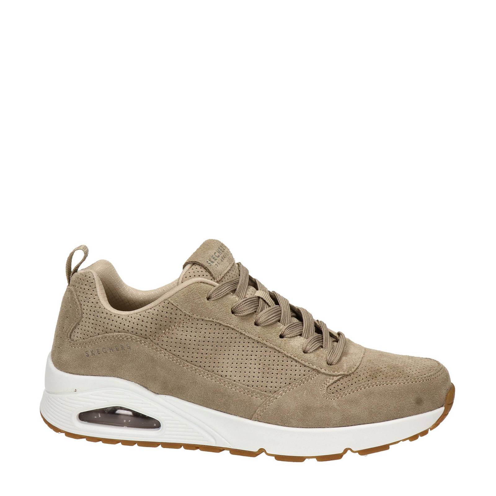Skechers Street suède sneakers beige | wehkamp