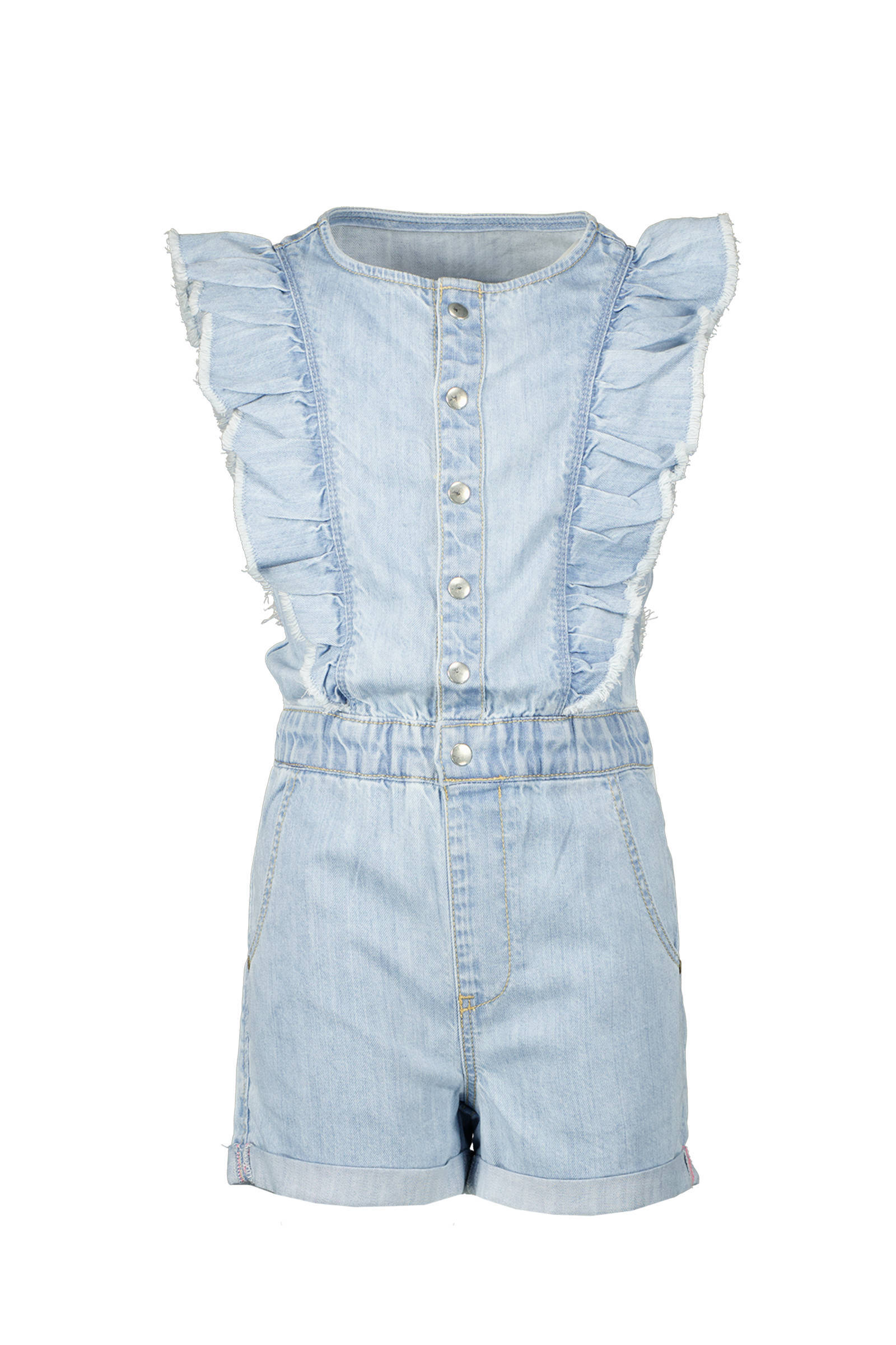 Vingino jumpsuit Posy light indigo | wehkamp