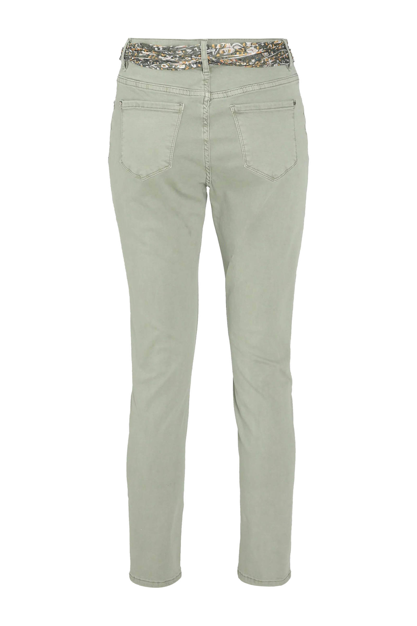 Cassis skinny jeans lichtgroen | wehkamp