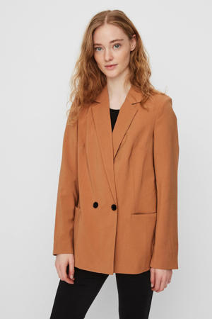 blazer VMEMILY roestbruin/oranje