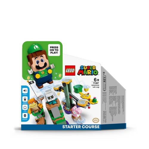 Wehkamp LEGO Super Mario Avonturen met Luigi startset 71387 aanbieding