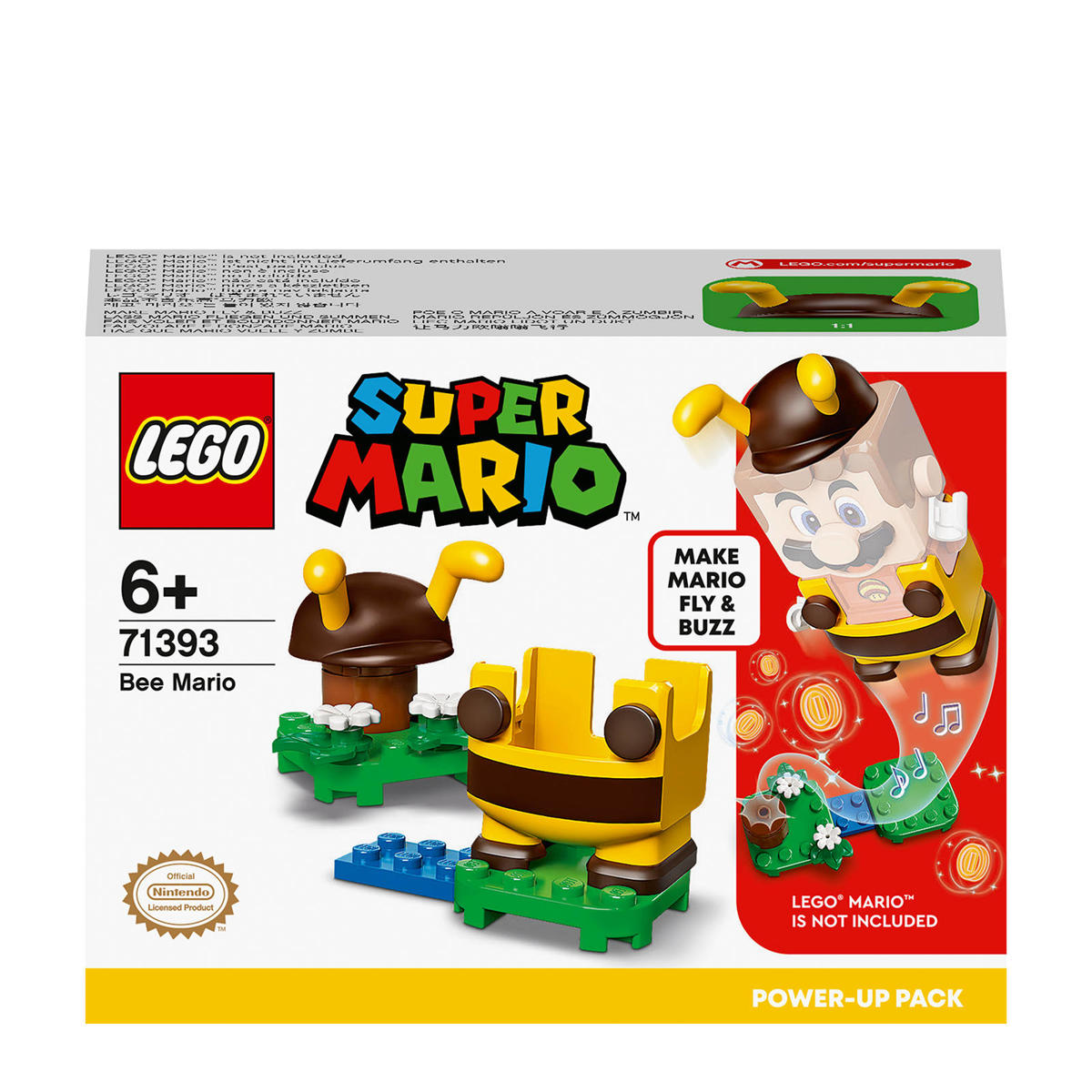 moreel Productiecentrum parfum LEGO Super Mario Power up-pakket Bijen 71393 | wehkamp