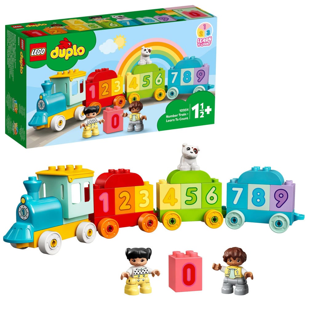 LEGO DUPLO Getallentrein Leren tellen voor Peuters Speelgoed 10954