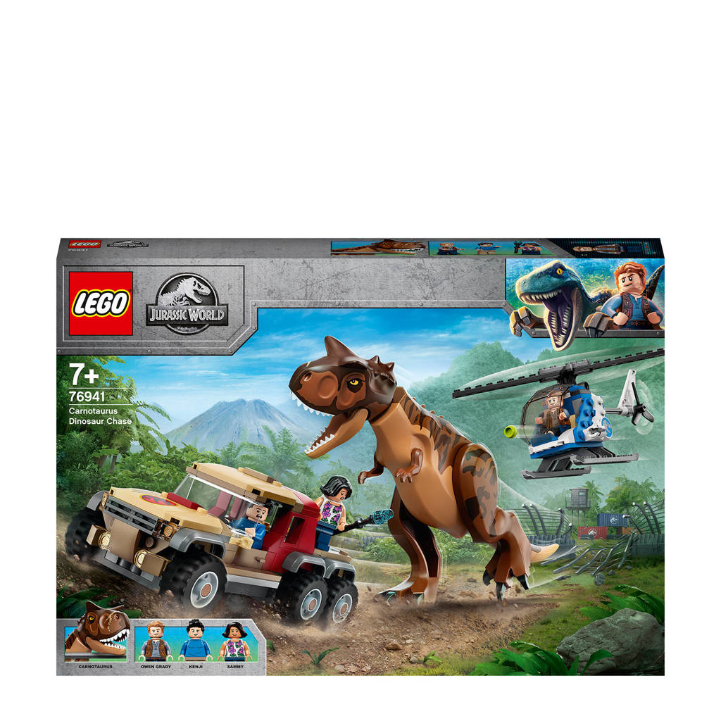 LEGO Jurassic World Achtervolging van Dinosaurus Carnotaurus 76941
