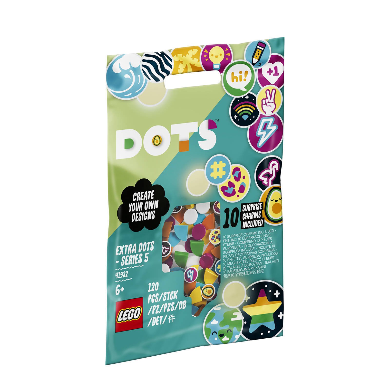 LEGO 41932 Dots Decoratietegels Serie 5, Knutselkamer Decoratietegels Handmatige Activiteit Kinderen 6 Jaar Oud online kopen