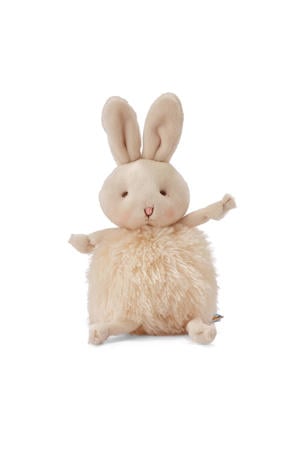 roly-poly knuffel konijn creme knuffel 13 cm