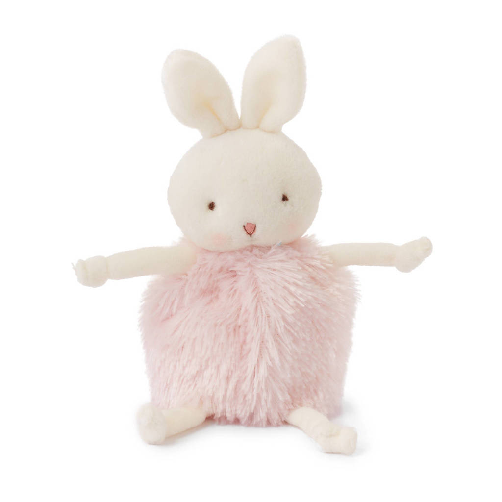 Bunnies By The Bay Roly-Poly knuffel konijn roze knuffel 13 cm, Roze