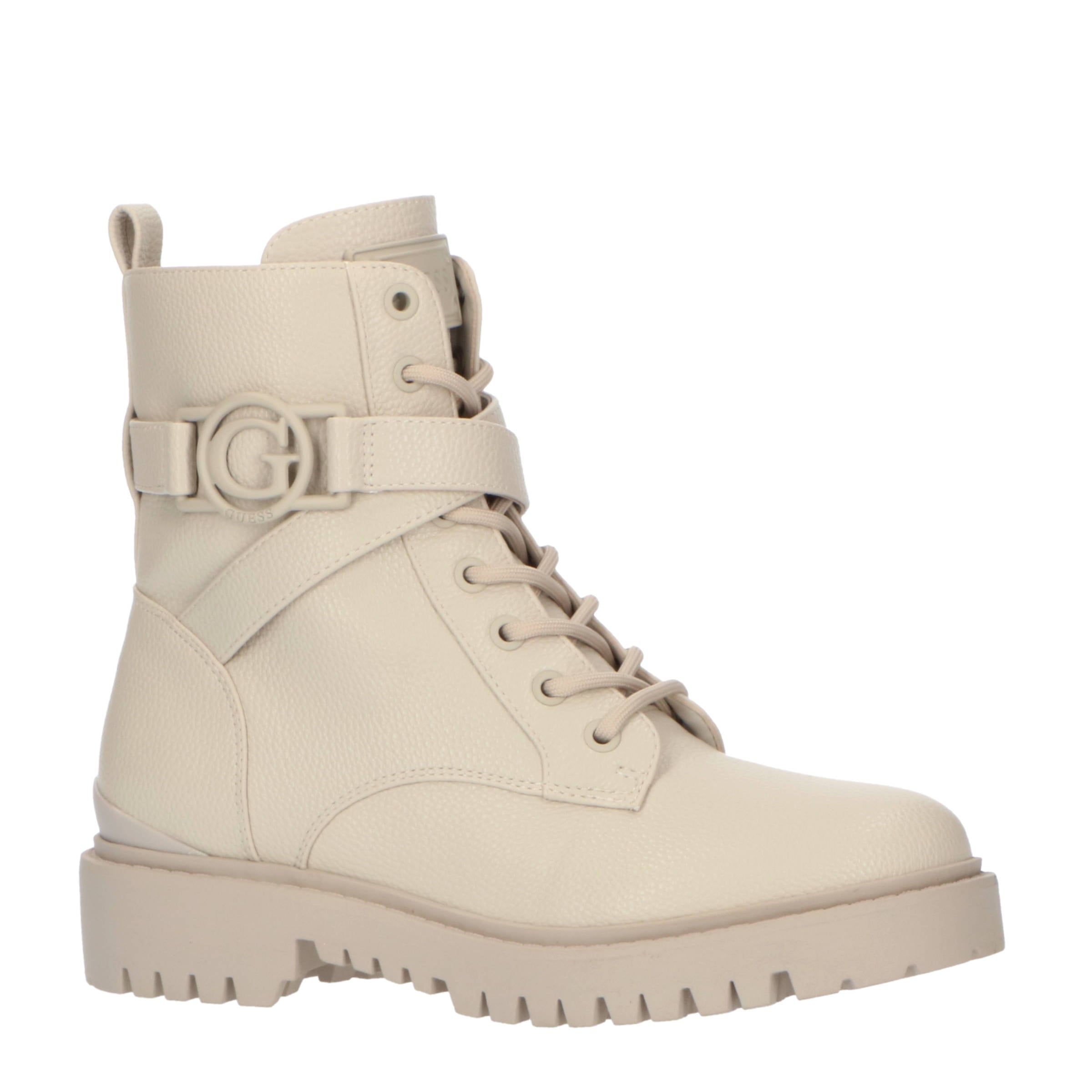 GUESS Odanna veterboots beige | wehkamp