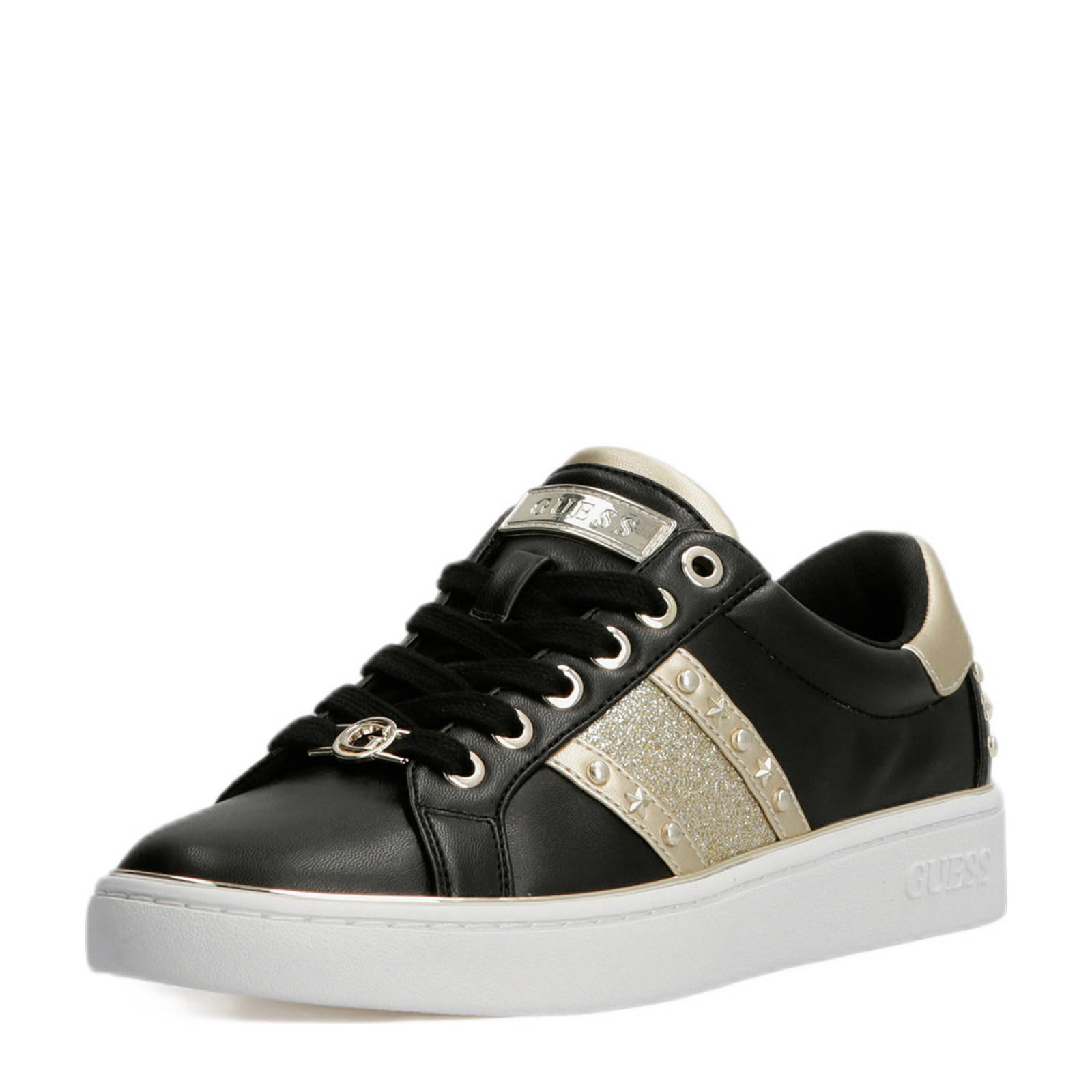 Zwarte GUESS Sneakers SIKE3 | Omoda