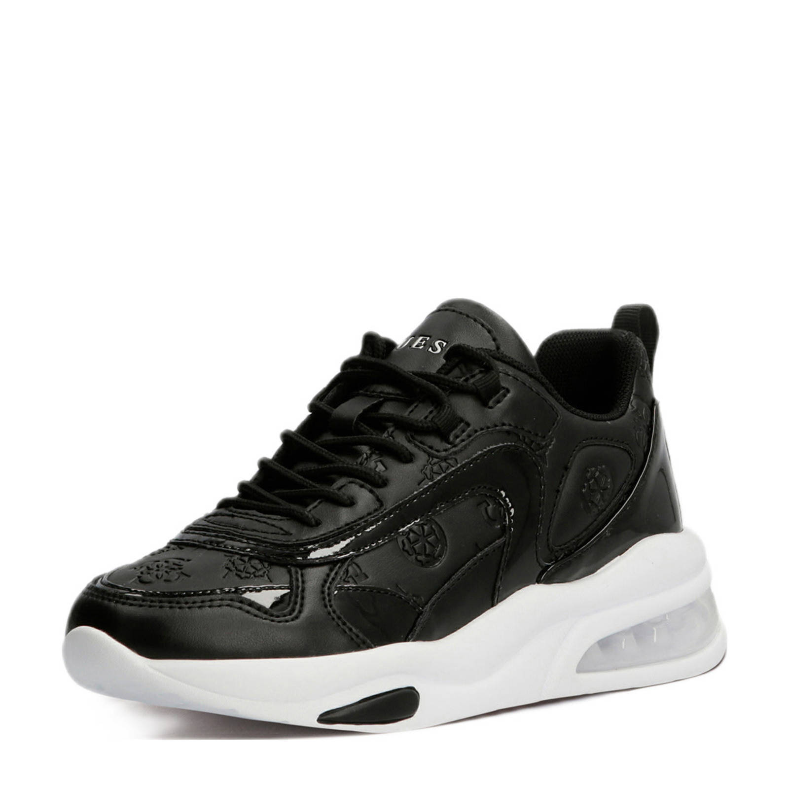 GUESS FEVER chunky sneakers zwart | wehkamp