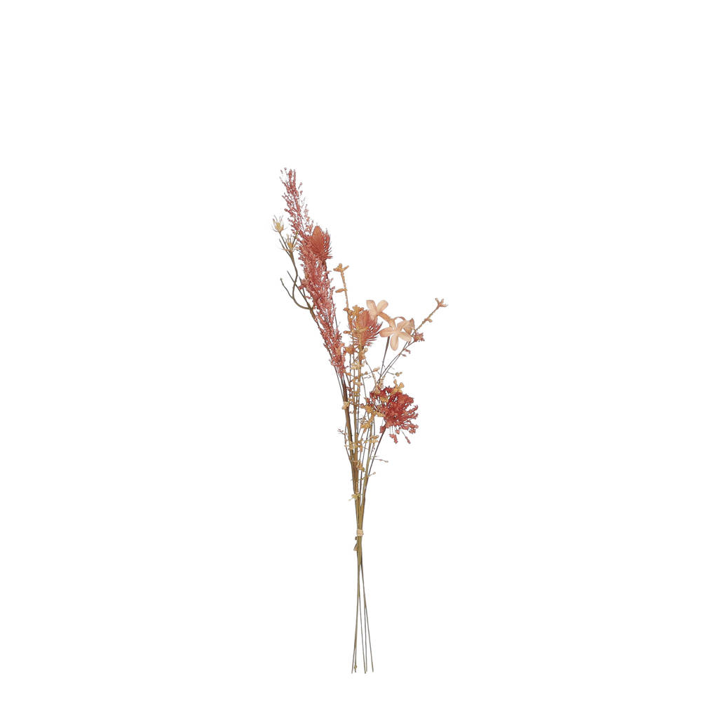 Mica Decorations kunstbloem Dried-look bloemen boeket, Roest