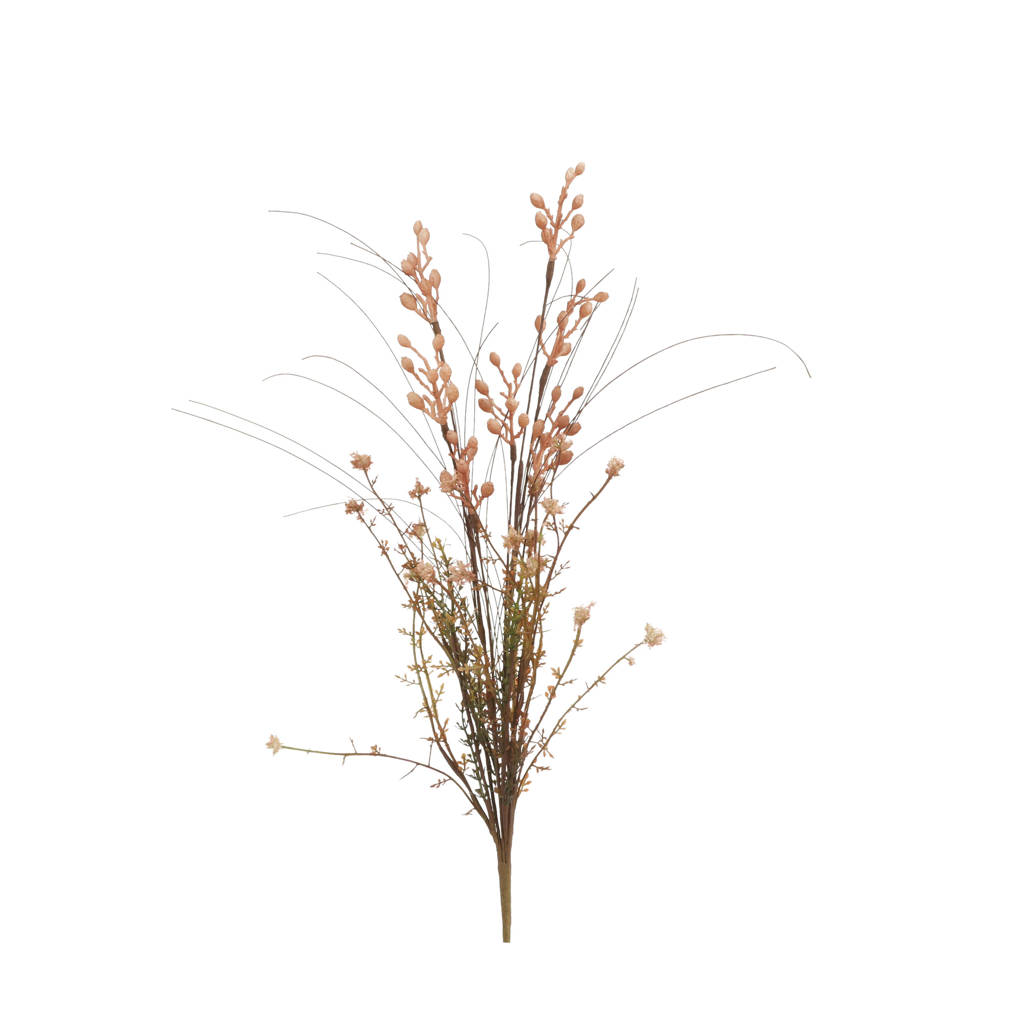 Mica Decorations kunstbloem Dried-look bes, Bruin