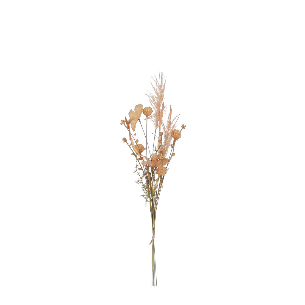 Mica Decorations kunstbloem Dried-look bloemen boeket, Oranje