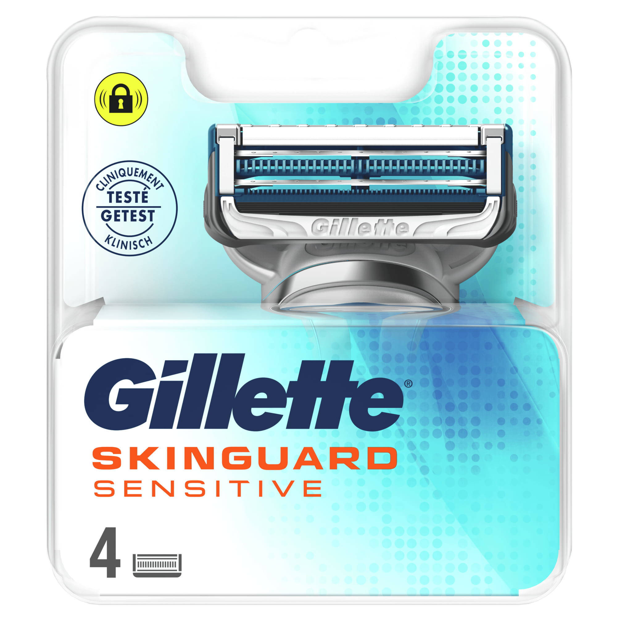 Gillette SkinGuard Sensitive Scheermesjes 4 Navulmesjes online kopen
