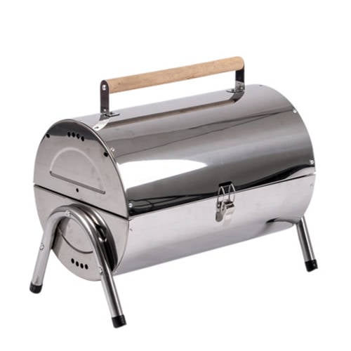 Bo-Camp barbeque Barrel - Zilver