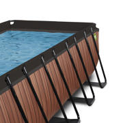 thumbnail: Exit Toys Timber Style EXIT Wood zwembad met zandfilterpomp en overkapping