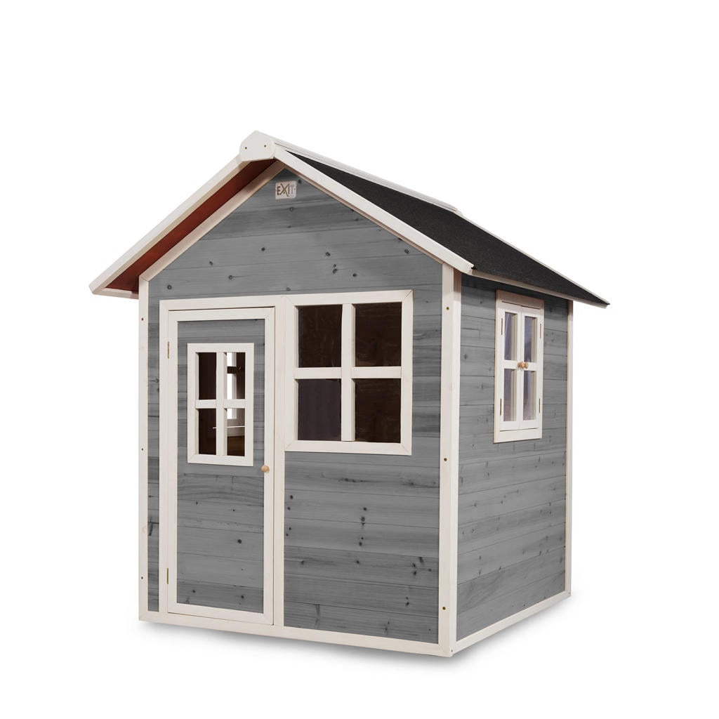 Exit Toys Loft 100 Loft 100 houten speelhuis - grijs