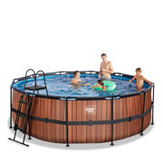 thumbnail: Exit Toys Timber Style EXIT Wood zwembad met filterpomp